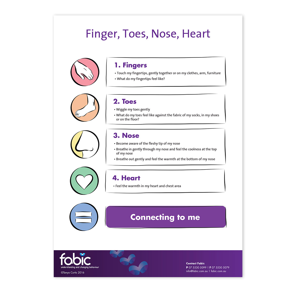 Fingers, Toes, Nose, Heart - Fabic | Behaviour Specialists